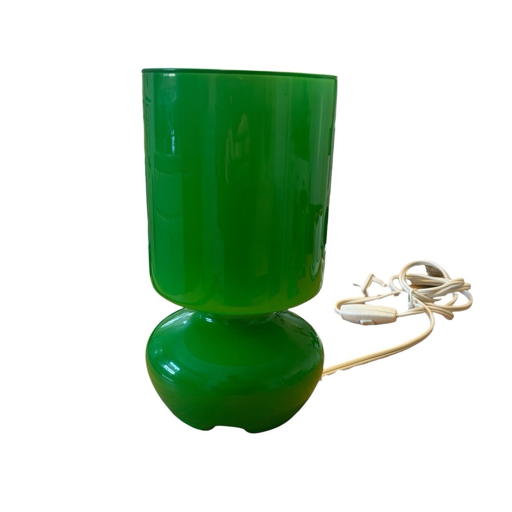 IKEA Lytka Lime Green Glass Table Lamp‎